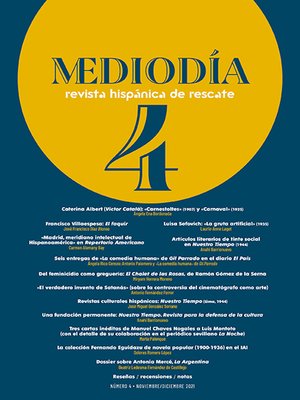 cover image of Mediodía. Revista hispánica de rescate 4
